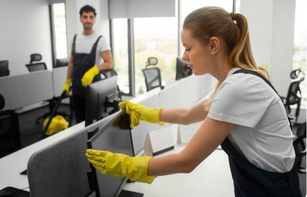 professional cleaning business environments