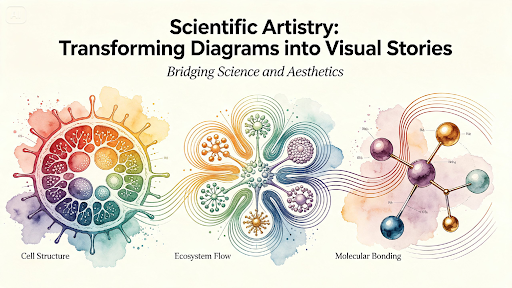 Turn Scientific Diagrams into Visually Engaging Artwork